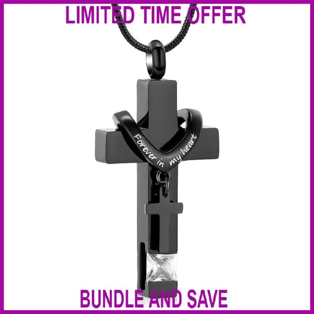 Memorial Ashes Keepsake Pendant Necklace for Human Cremation Jewelry